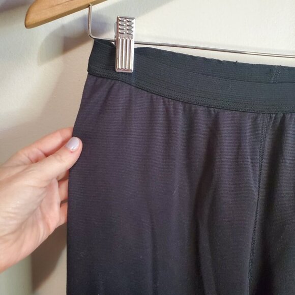 PATAGONIA Women's Large Capilene Base Layer Bottoms Pants Breathable Mesh Black - Picture 3 of 14